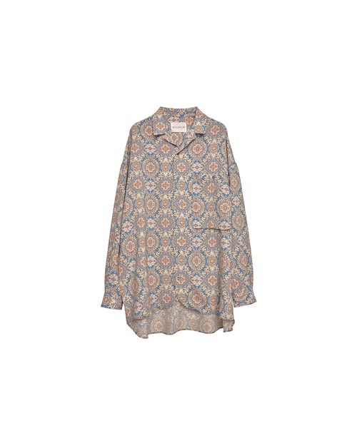 INTERPLAY(インタープレイ)の「【INTERPLAY】Open Collar Over Size Shirt【4:Pattern】-3(シャツ/ブラウス・メンズ・サックスブルー系/ピンク系/ネイビー系/ホワイト系・FREE)」の11枚目の写真