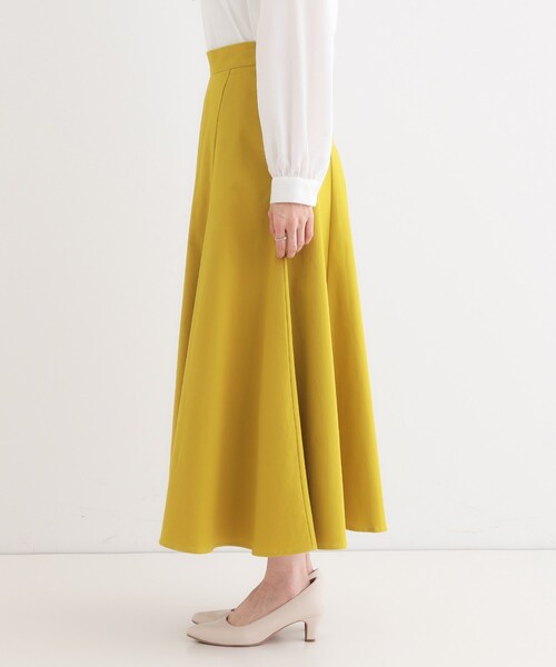 DRESKIP(ドレスキップ)の「女性らしさを惹き立てる ZIP使いフレアスカート(スカート・レディース・イエロー/ブラック/オフホワイト・01/02/03/04)」の22枚目の写真