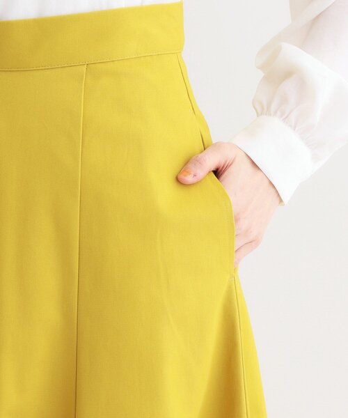 DRESKIP(ドレスキップ)の「女性らしさを惹き立てる ZIP使いフレアスカート(スカート・レディース・イエロー/ブラック/オフホワイト・01/02/03/04)」の6枚目の写真