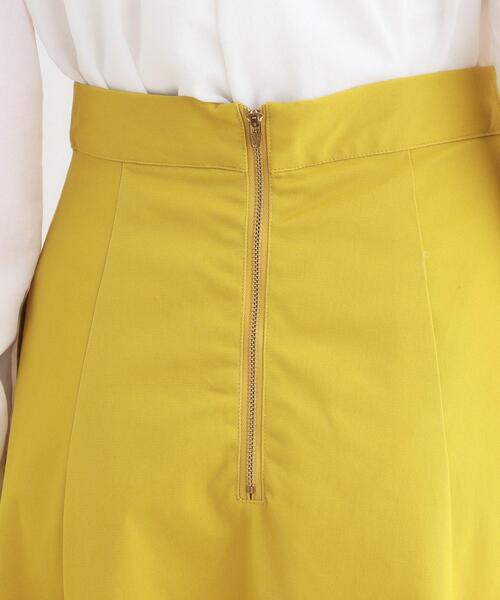 DRESKIP(ドレスキップ)の「女性らしさを惹き立てる ZIP使いフレアスカート(スカート・レディース・イエロー/ブラック/オフホワイト・01/02/03/04)」の7枚目の写真
