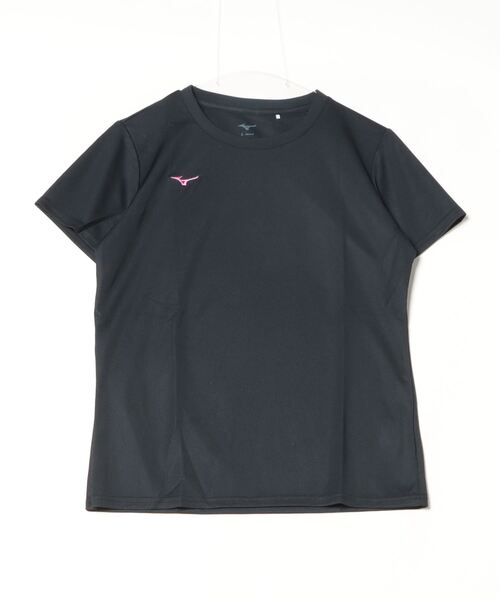 MIZUNO(ミズノ )の「ミズノ ナビドライTシャツ(半袖・丸首)(Tシャツ/カットソー・レディース・ブラック/ピンク/ネイビー/ホワイト・M/L/XL/S)」の3枚目の写真