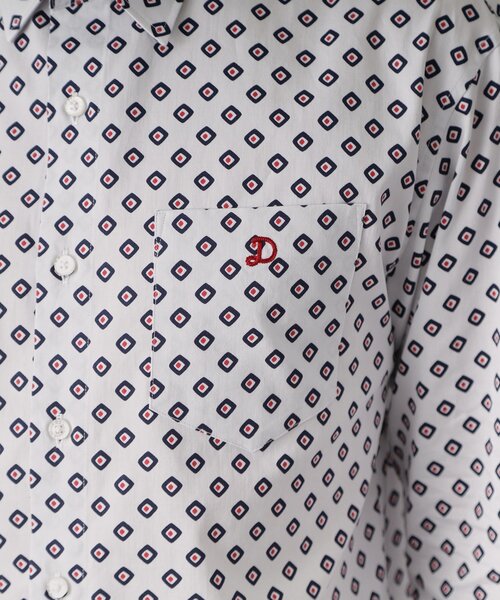 DRESSTERIOR(ドレステリア)の「ポートベロープリントシャツ(シャツ/ブラウス・メンズ・ホワイト系5/ブラック系4・94/91/92/90)」の17枚目の写真