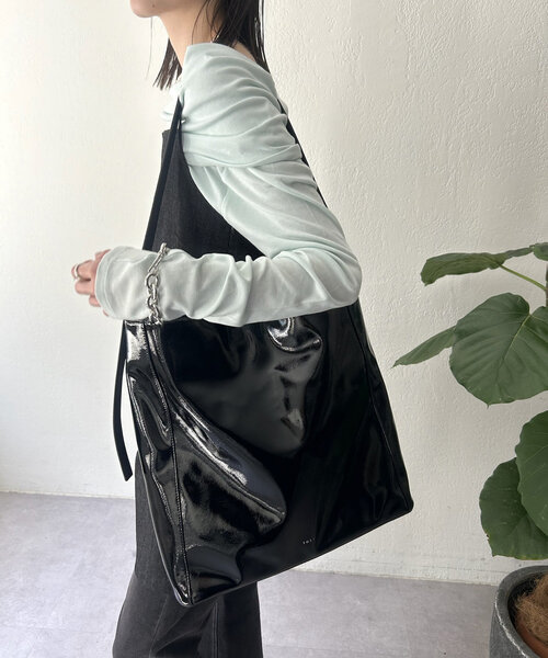 バッグ mystic Lara HEART BAG Laraメタリックハートバッグ | mystic(ミスティック)レディース