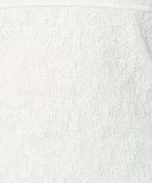 DEICY(デイシー)の「レースクロスストラップブラトップ(キャミソール・レディース・オフホワイト/ブラック・FREE)」の19枚目の写真