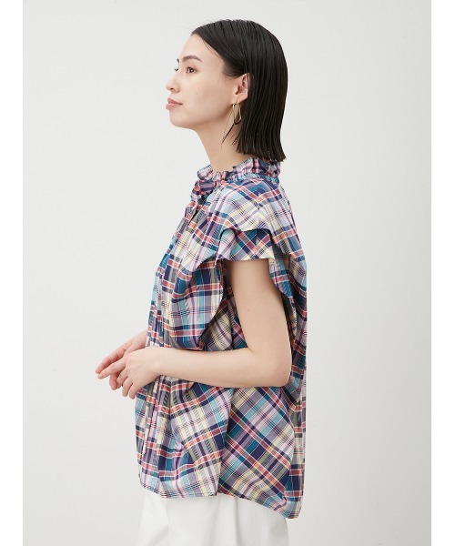 ミラオーウェン　ウォッシャブル】2WAYパフスリーブブラウス　完売品 ウォッシャブル】2WAYパフスリーブブラウス(ブラウス)｜トップス