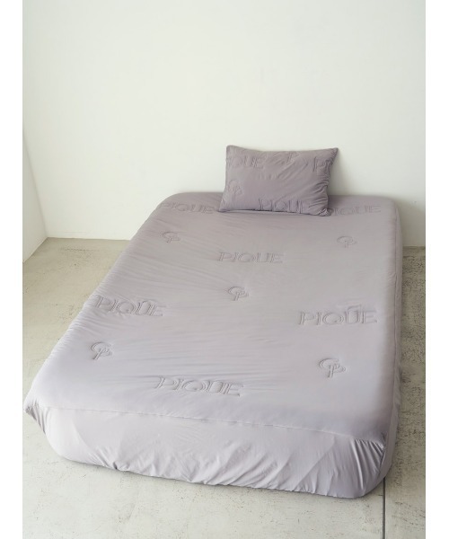 ジェラートピケ　アイスキルト敷きパットシングル セール】【Sleep】接触冷感ロゴキルト ボックス敷きパッド