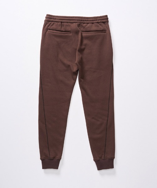 wjk(ダヴルジェイケイ)の「mp13546-back boa rib pants リブパンツ(スウェットパンツ・メンズ・ブラック/ダークブラウン/チャコール・XL/L/M/S)」の9枚目の写真