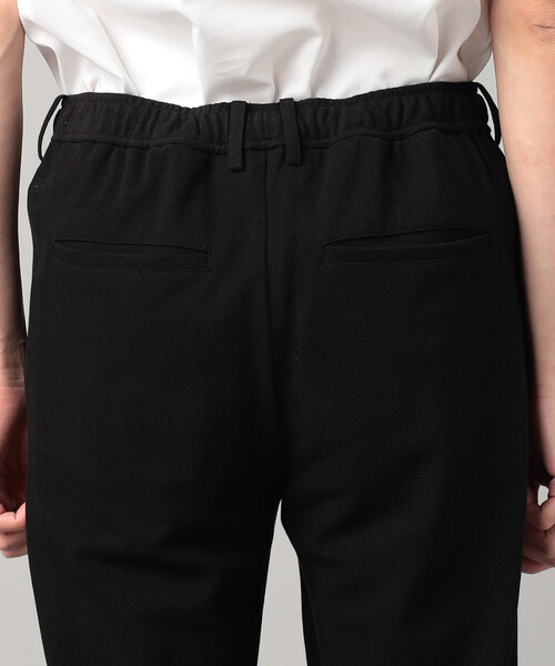 COMME CA MEN（コムサメン）の「【セットアップ対応】泉州編み和紙カノコ インタックパンツ（スラックス・メンズ・ブラック/チャコールグレー・L/S/M）」の9枚目の写真