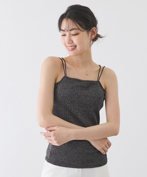 Jayro(ジャイロ)の「バッククロスキャミソール(キャミソール・レディース・ブラック/グレー/シルバー・M)」の15枚目の写真