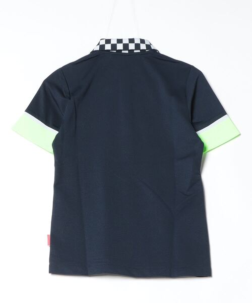 DECEMBERMAY(ディセンバーメイ)の「Checkered polo(ポロシャツ・レディース・ネイビー/ブラック/ホワイト・MEDIUM/SMALL)」の18枚目の写真