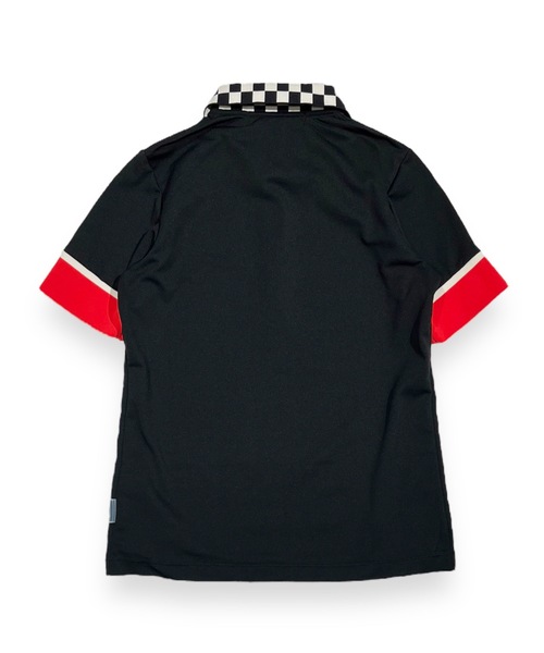 DECEMBERMAY(ディセンバーメイ)の「Checkered polo(ポロシャツ・レディース・ネイビー/ブラック/ホワイト・MEDIUM/SMALL)」の7枚目の写真