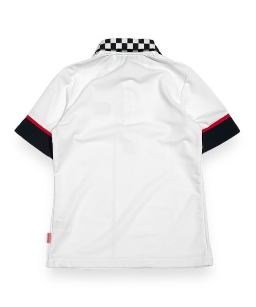 DECEMBERMAY(ディセンバーメイ)の「Checkered polo(ポロシャツ・レディース・ネイビー/ブラック/ホワイト・MEDIUM/SMALL)」の12枚目の写真