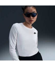 NIKE（ナイキ）の「NIKE/ナイキ W NSW CLUB LS TEE/クラブ ロングスリーブ Tシャツ（Tシャツ/カットソー）」