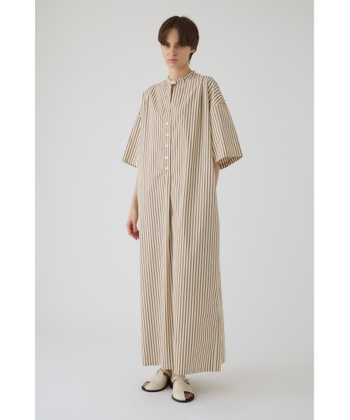RIM.ARK(リムアーク)の「Relax box shirt OP リラックスボックスシャツワンピース(ワンピース・レディース・ブルー/ブラック/ブラウン/ライトカーキ・38/36)」の12枚目の写真