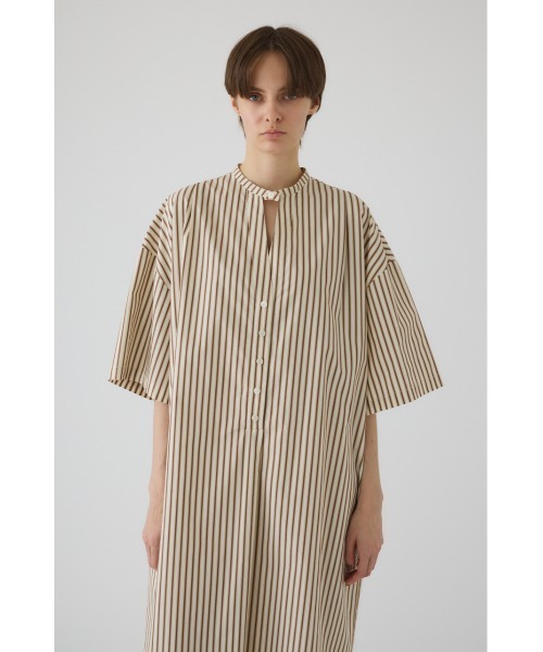 RIM.ARK(リムアーク)の「Relax box shirt OP リラックスボックスシャツワンピース(ワンピース・レディース・ブルー/ブラック/ブラウン/ライトカーキ・38/36)」の13枚目の写真