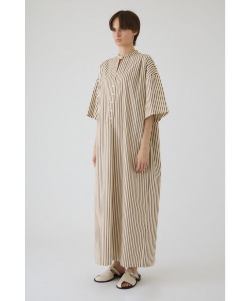 リムアーク新品紙タグ付き⭐️Stripe shirt OPストライプシャツワンピ RIM.ARK（リムアーク）の「Stripe shirt OP ストライプシャツ