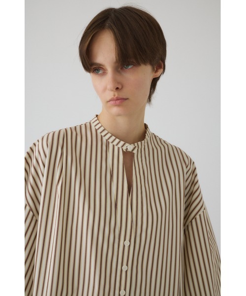 RIM.ARK(リムアーク)の「Relax box shirt OP リラックスボックスシャツワンピース(ワンピース・レディース・ブルー/ブラック/ブラウン/ライトカーキ・38/36)」の19枚目の写真