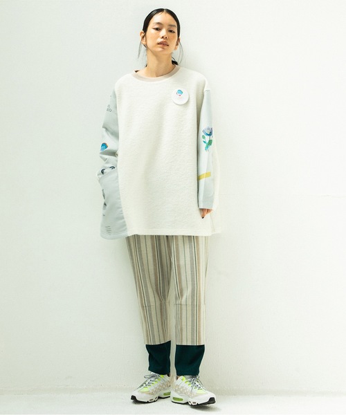 STOF（ストフ）の「FLAGMENTS MIX PULLOVER（ニット/セーター・メンズ・ブラック/ホワイト・FREE）」の7枚目の写真