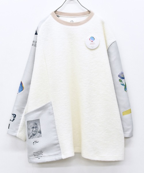 STOF（ストフ）の「FLAGMENTS MIX PULLOVER（ニット/セーター・メンズ・ブラック/ホワイト・FREE）」の11枚目の写真