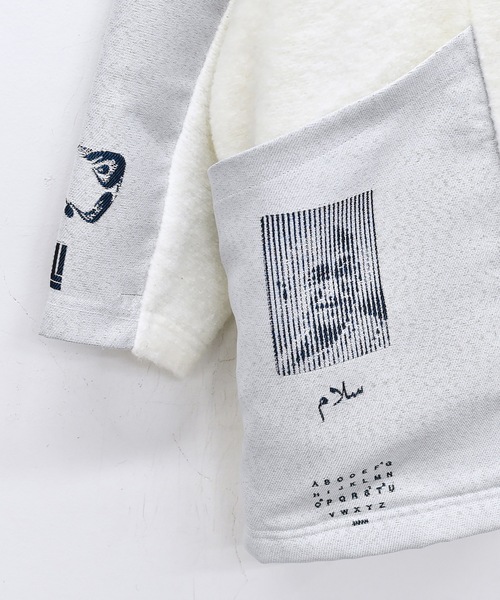 STOF（ストフ）の「FLAGMENTS MIX PULLOVER（ニット/セーター・メンズ・ブラック/ホワイト・FREE）」の16枚目の写真