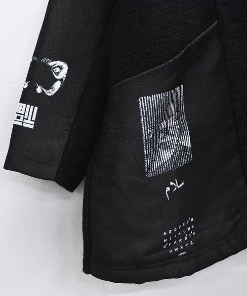 STOF（ストフ）の「FLAGMENTS MIX PULLOVER（ニット/セーター・メンズ・ブラック/ホワイト・FREE）」の18枚目の写真