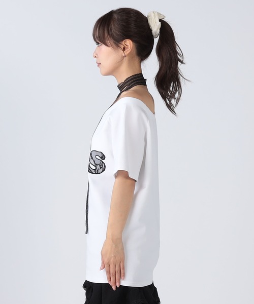 セール】レースロゴTシャツ（Tシャツ/カットソー）｜CECIL McBEE