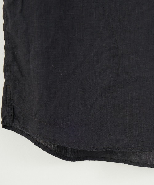 DANTON（ダントン）の「[DANTON/ダントン] ラウンドカラー プルオーバーリネンシャツ（シャツ/ブラウス・レディース・ライトベージュ/サックスブルー/チャコールグレー・38/40/42）」の19枚目の写真