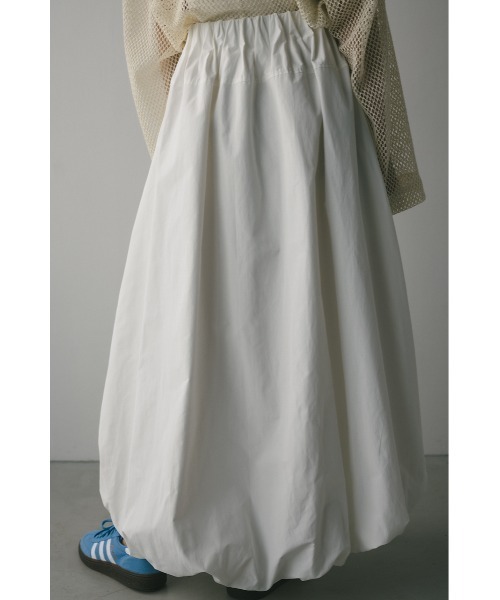 STYLEMIXER(スタイルミキサー)の「ギャザーバルーンスカート(スカート・レディース・ホワイト/カーキ/ブラック・SMALL/MEDIUM)」の9枚目の写真