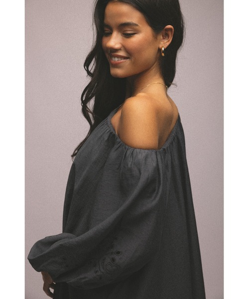 ALEXIA STAM Embroidery Gather Dress ワンピ Embroidery Gather Dress | ALEXIA STAM