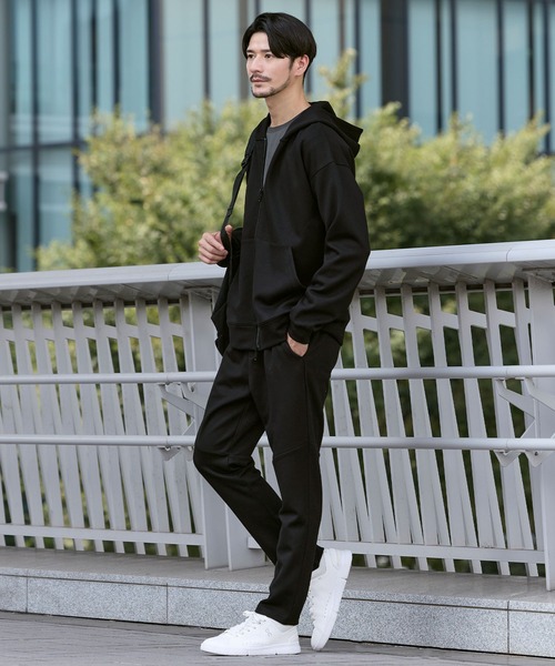 SPU(スプ)の「【セットアップ対応】防シワ・抗ピリング・ウォッシャブル ハイポンチイージーテックパンツ(その他パンツ・メンズ・ネイビー/ブラック/グレー/チャコール/杢グレー/グレー系・M/S/XL/L)」の13枚目の写真