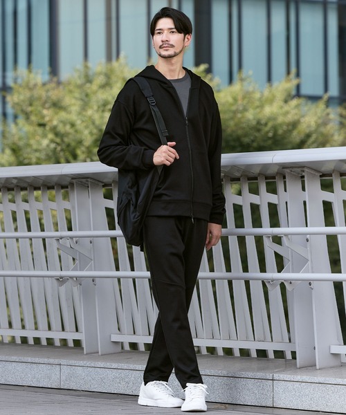 SPU(スプ)の「【セットアップ対応】防シワ・抗ピリング・ウォッシャブル ハイポンチイージーテックパンツ(その他パンツ・メンズ・ネイビー/ブラック/グレー/チャコール/杢グレー/グレー系・M/S/XL/L)」の14枚目の写真