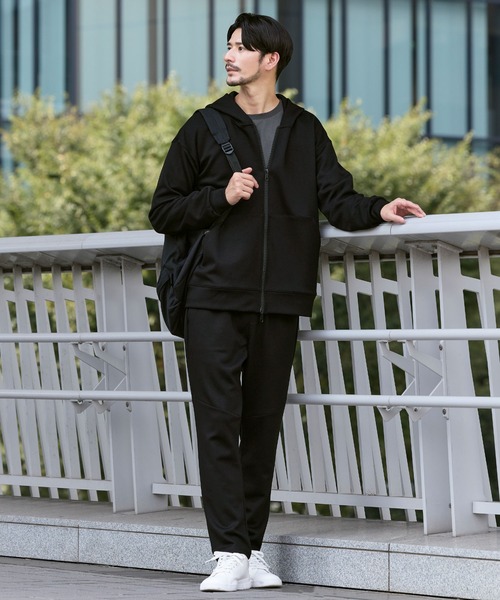 SPU(スプ)の「【セットアップ対応】防シワ・抗ピリング・ウォッシャブル ハイポンチイージーテックパンツ(その他パンツ・メンズ・ネイビー/ブラック/グレー/チャコール/杢グレー/グレー系・M/S/XL/L)」の9枚目の写真