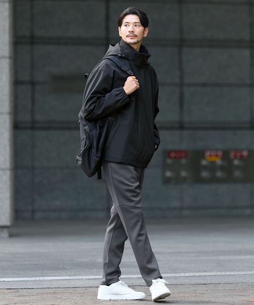 SPU(スプ)の「【セットアップ対応】防シワ・抗ピリング・ウォッシャブル ハイポンチイージーテックパンツ(その他パンツ・メンズ・ネイビー/ブラック/グレー/チャコール/杢グレー/グレー系・M/S/XL/L)」の17枚目の写真