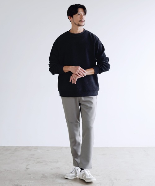 SPU(スプ)の「【セットアップ対応】防シワ・抗ピリング・ウォッシャブル ハイポンチイージーテックパンツ(その他パンツ・メンズ・ネイビー/ブラック/グレー/チャコール/杢グレー/グレー系・M/S/XL/L)」の8枚目の写真