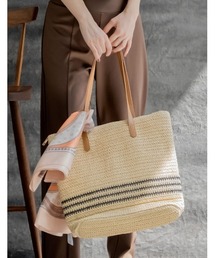 Re:EDIT | ペーパーラインデザイントートバッグ(かごバッグ)