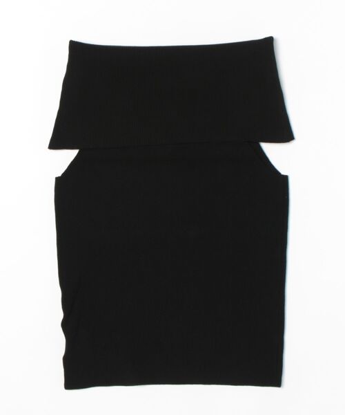 M.deux（エムドゥ）の「ワイドオフショルサマーニット（ニット/セーター・レディース・ブラック/グレイッシュベージュ/オフホワイト/その他1・MEDIUM）」の18枚目の写真