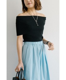 M.deux | ワイドオフショルサマーニット(ニット/セーター)