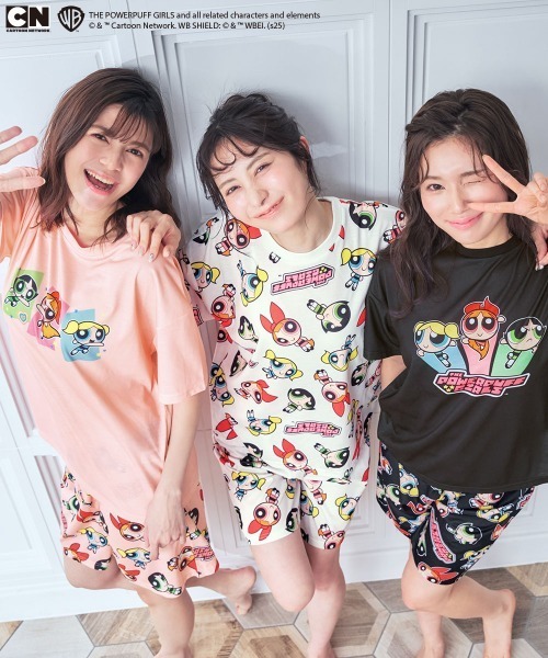 セール】パワーパフ ガールズ Tシャツ 上下セット（ルームウェア