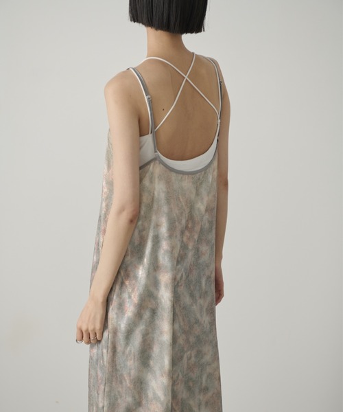 AIC.（エーアイシー）の「ラメプリントムラ染めロングワンピース（ワンピース・レディース・キナリ/ブルー・FREE）」の16枚目の写真