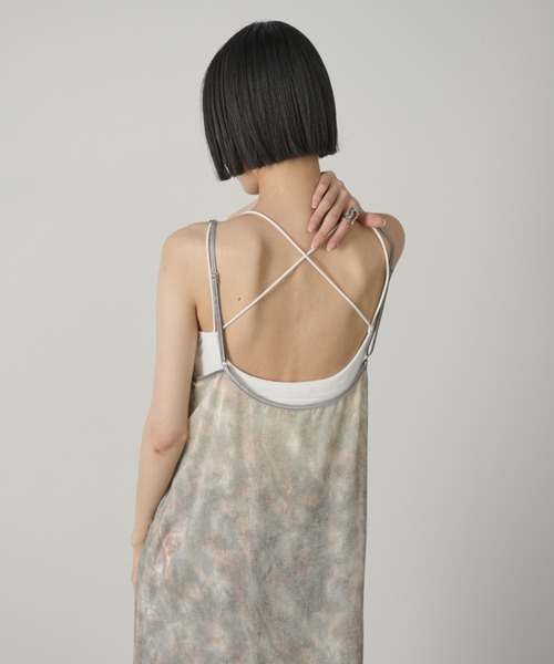 AIC.（エーアイシー）の「ラメプリントムラ染めロングワンピース（ワンピース・レディース・キナリ/ブルー・FREE）」の17枚目の写真