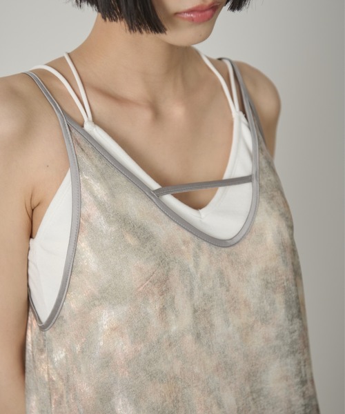 AIC.（エーアイシー）の「ラメプリントムラ染めロングワンピース（ワンピース・レディース・キナリ/ブルー・FREE）」の19枚目の写真