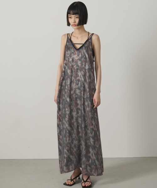 AIC.（エーアイシー）の「ラメプリントムラ染めロングワンピース（ワンピース・レディース・キナリ/ブルー・FREE）」の22枚目の写真