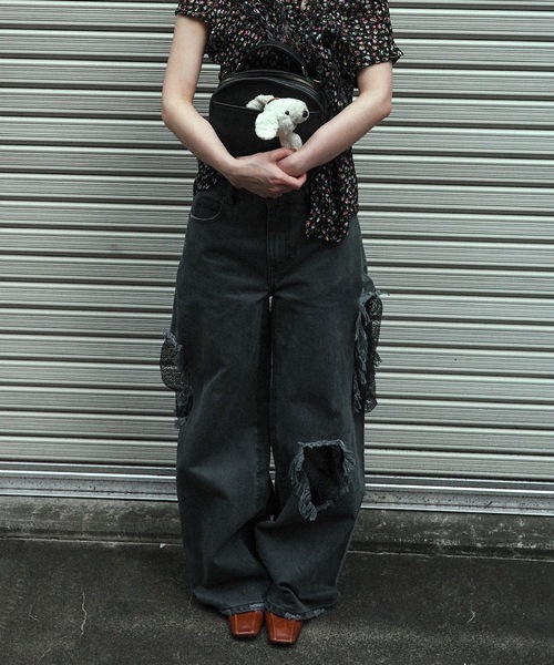 igi レースクラッシュデニム デニム igi ジーンズ デニム デニムパンツ HIDDEN LACE CLASH DENIM