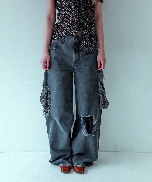 レースクラッシュデニム igi HIDDEN LACE CLASH DENIM / レースクラッシュデニム（デニム