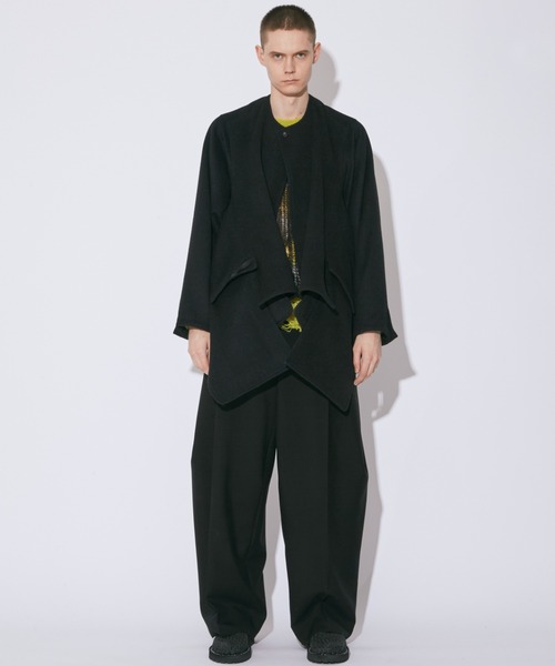 beautiful people(ビューティフルピープル)の「double-end lightpile double cloth JKcoat(その他アウター・レディース・ブラック/ブルーグレー・36/38/40)」の10枚目の写真
