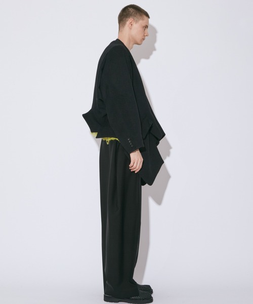beautiful people(ビューティフルピープル)の「double-end lightpile double cloth JKcoat(その他アウター・レディース・ブラック/ブルーグレー・36/38/40)」の11枚目の写真