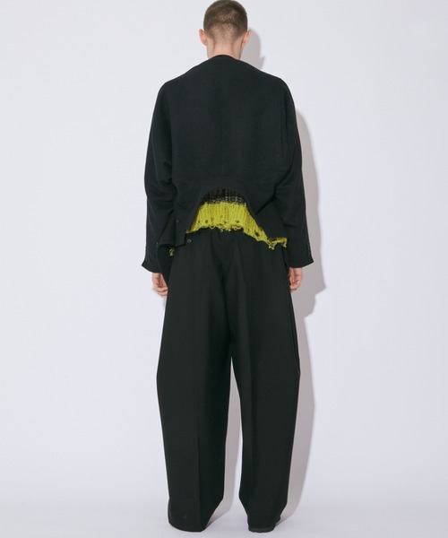 beautiful people(ビューティフルピープル)の「double-end lightpile double cloth JKcoat(その他アウター・レディース・ブラック/ブルーグレー・36/38/40)」の12枚目の写真