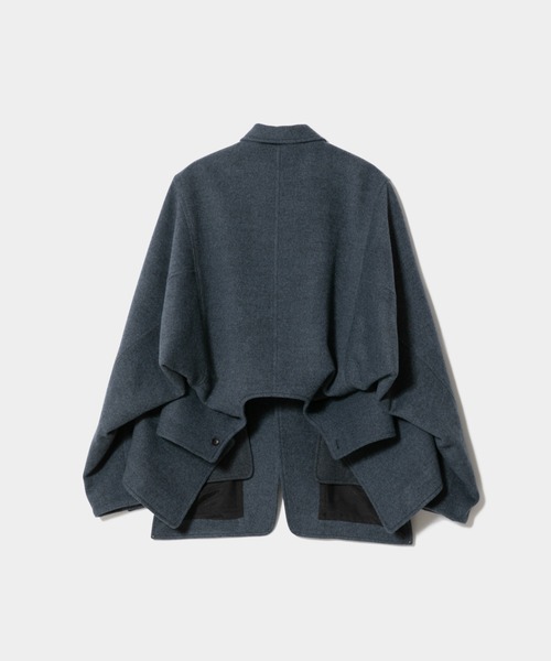 beautiful people(ビューティフルピープル)の「double-end lightpile double cloth JKcoat(その他アウター・レディース・ブラック/ブルーグレー・36/38/40)」の19枚目の写真
