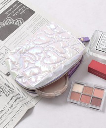 Flowering（フラワーリング）の「ハート/リボン/ネコ/キルティング/ポーチ（ポーチ）」