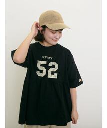 Samansa Mos2 | 【KELTY×Samansa Mo2】ギャザーチュニックTシャツ(Tシャツ/カットソー)